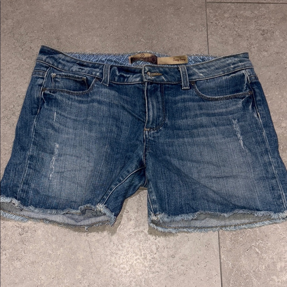 PAIGE Premium Denim Blue Women's Shorts